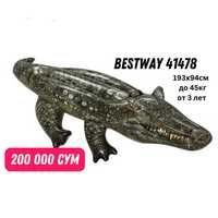 Новая надувная игрушка Bestway 41478 BW, 193х94см, "Рептилия", до 45кг