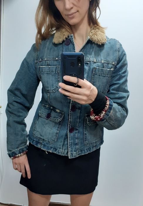 Haine dama din lâna și blană naturală