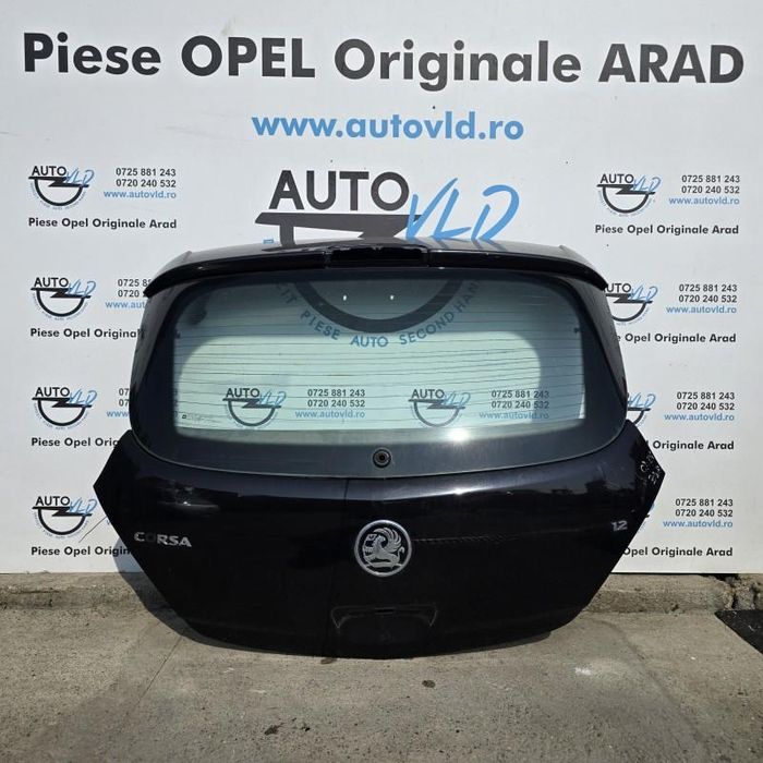 Haion negru Z20R cu luneta Opel Corsa D facelift