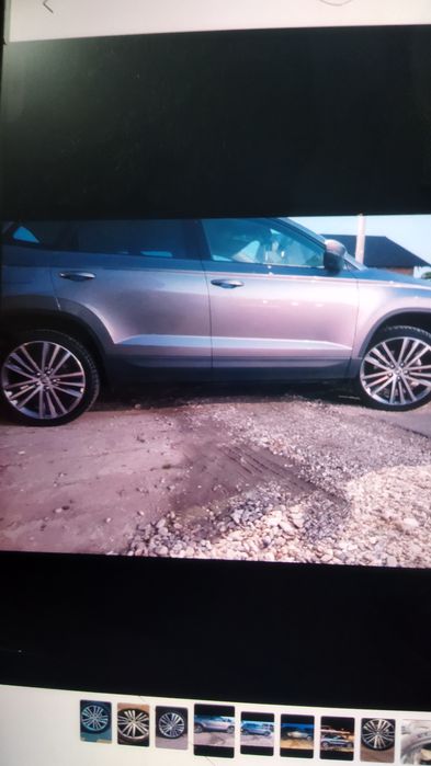 Jante Aliaj 19  si anvelope 225 x 40 x 19 originale skoda