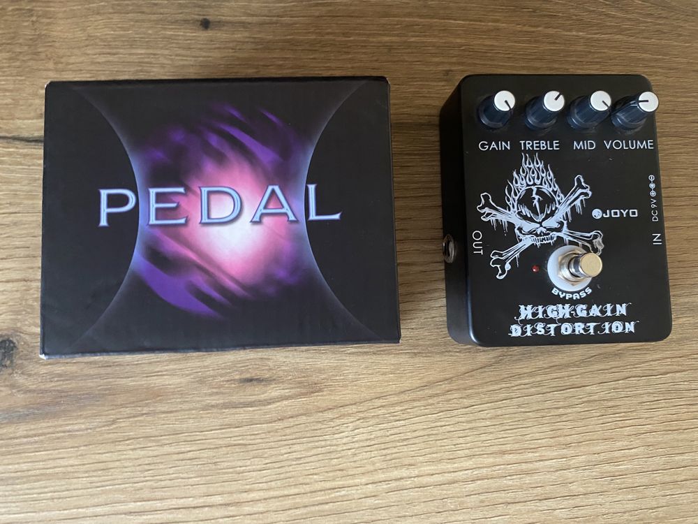 Ефект за китара Joyo high gain distorsion + захранващ адаптер