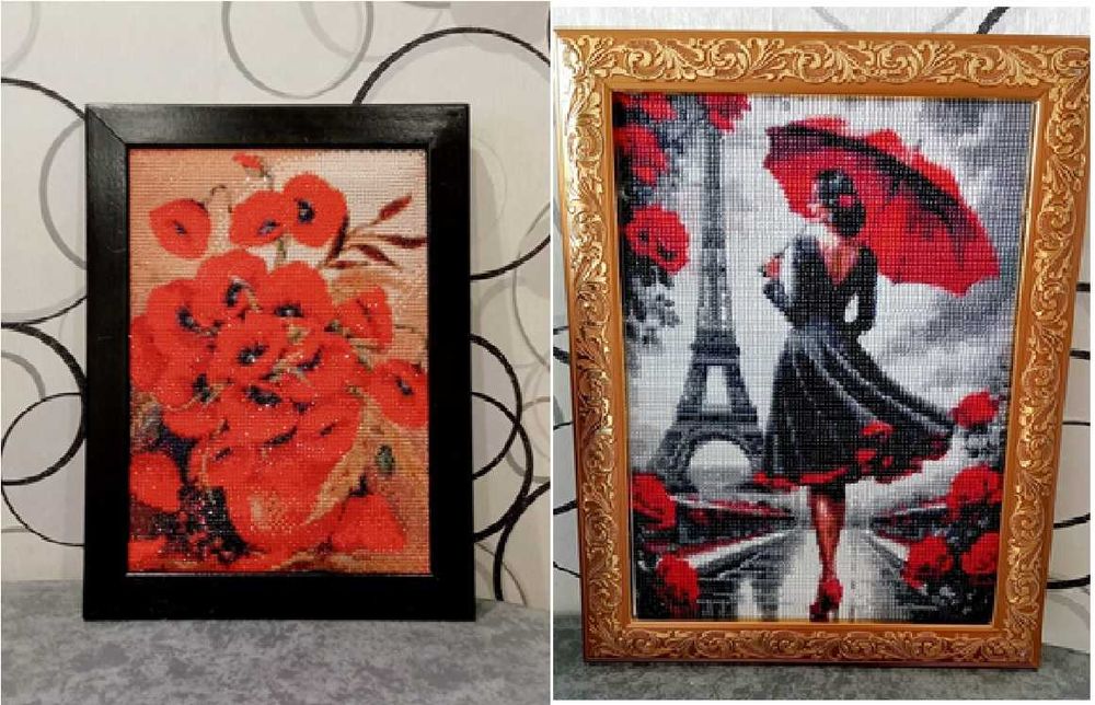 подарки, алмазная живопись