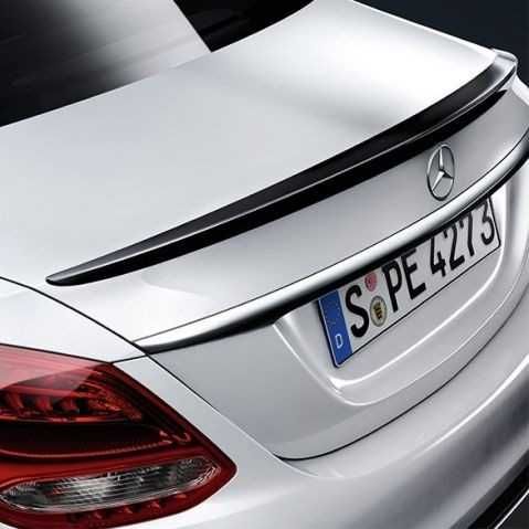 Spoiler portbagaj pentru Mercedes W205 sedan 2014-2019 Negru Lucios