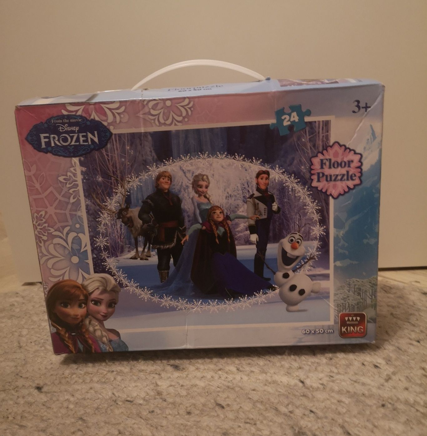 Jucarii/puzzle King floor puzzle Frozen 24 piese, 3+ani