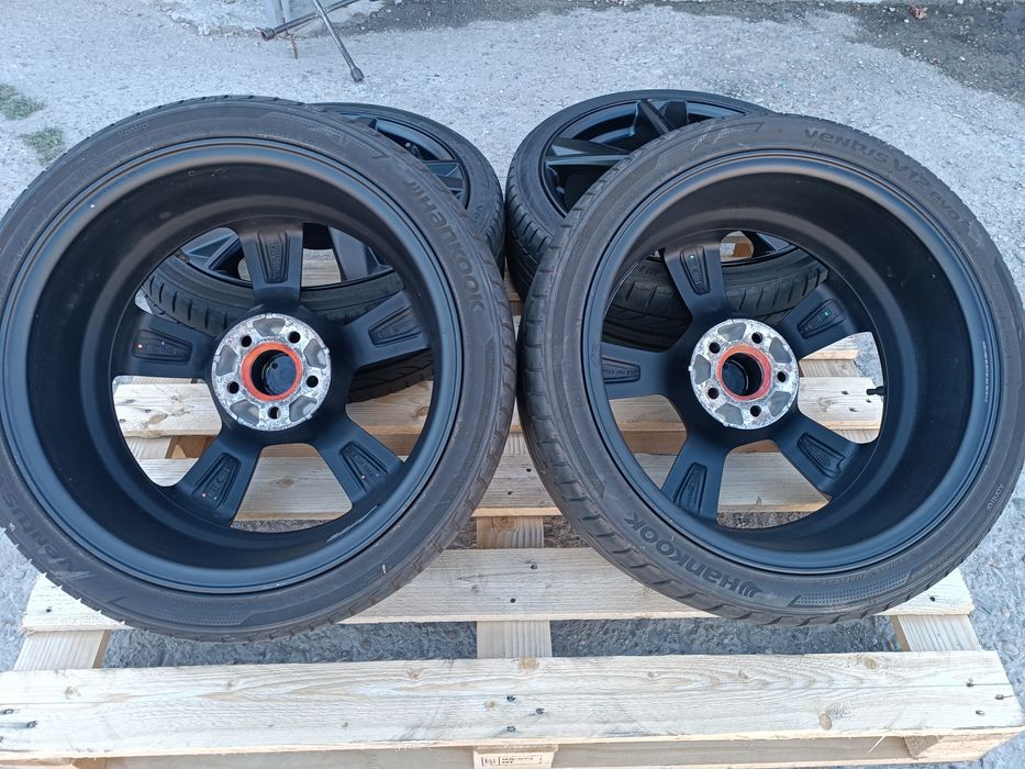Лети джанти 17ки 5х100 Oxxo + летни гуми 205/40/17 Hankook