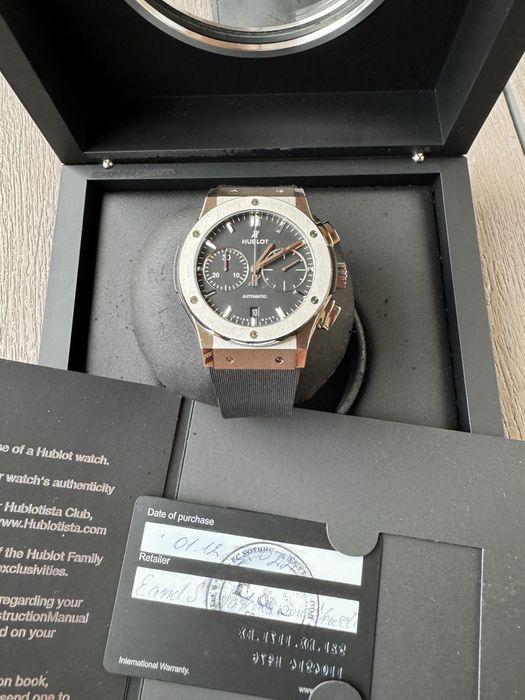 Hublot chronograph titanium 45mm full ceramic