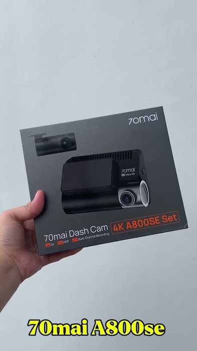 Новинка! Видеорегистратор 70mai A800SE+задняя камера RC22+карта памяти