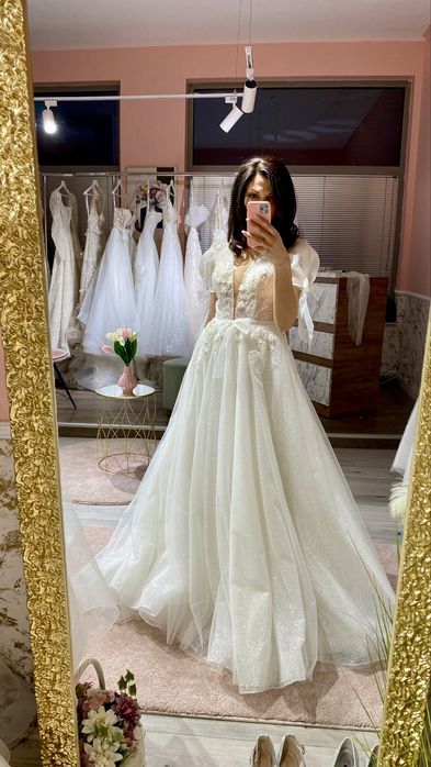 Булчинска рокля на разпродажба