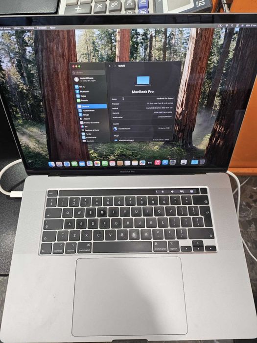 Hope Amanet P5-Laptop Macbook Pro 2019 16", i9-8NUCLEE/1 TB SSS/16 RAM