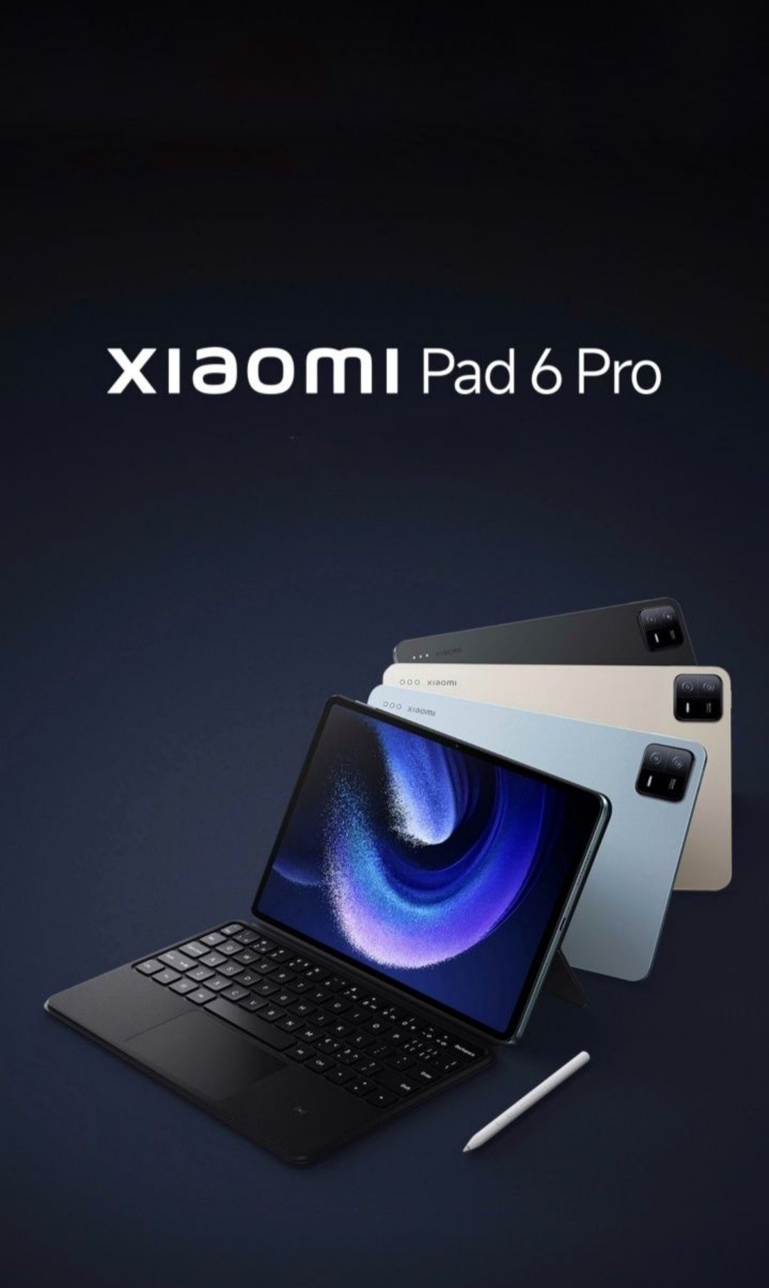 Xiaomi Pad 6 Pro 8/258 Mist Blue + original Xiaomi chexol knijka