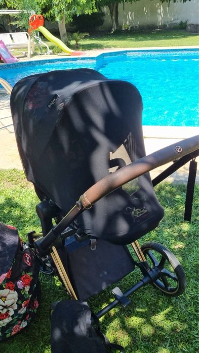 Cybex Priam 4, Rose gold , Platinum Spring blossom