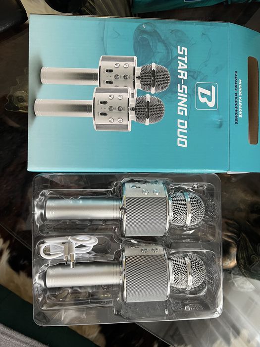Microfoane Karaoke Boxa Inclusa