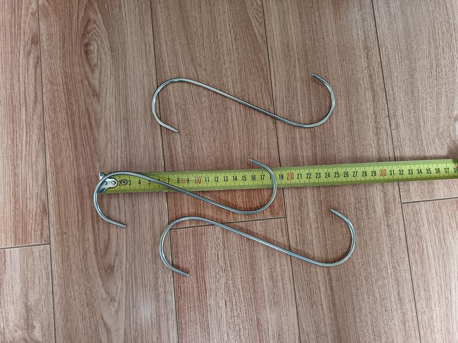 Cârlige inox, pentru afumătoare 10 buc egal 35 lei