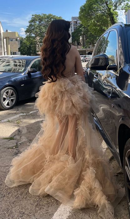 Бална рокля цвят пудра