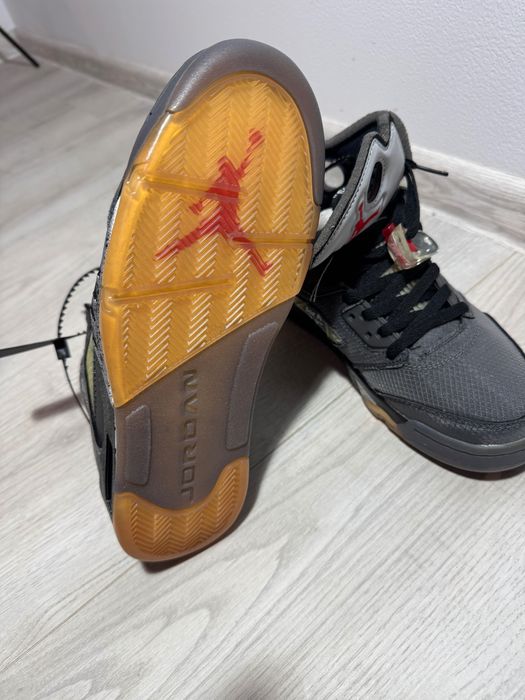 Pantofi sport/adidaşi AIR JORDAN 5 RETRO SP OFF WHITE