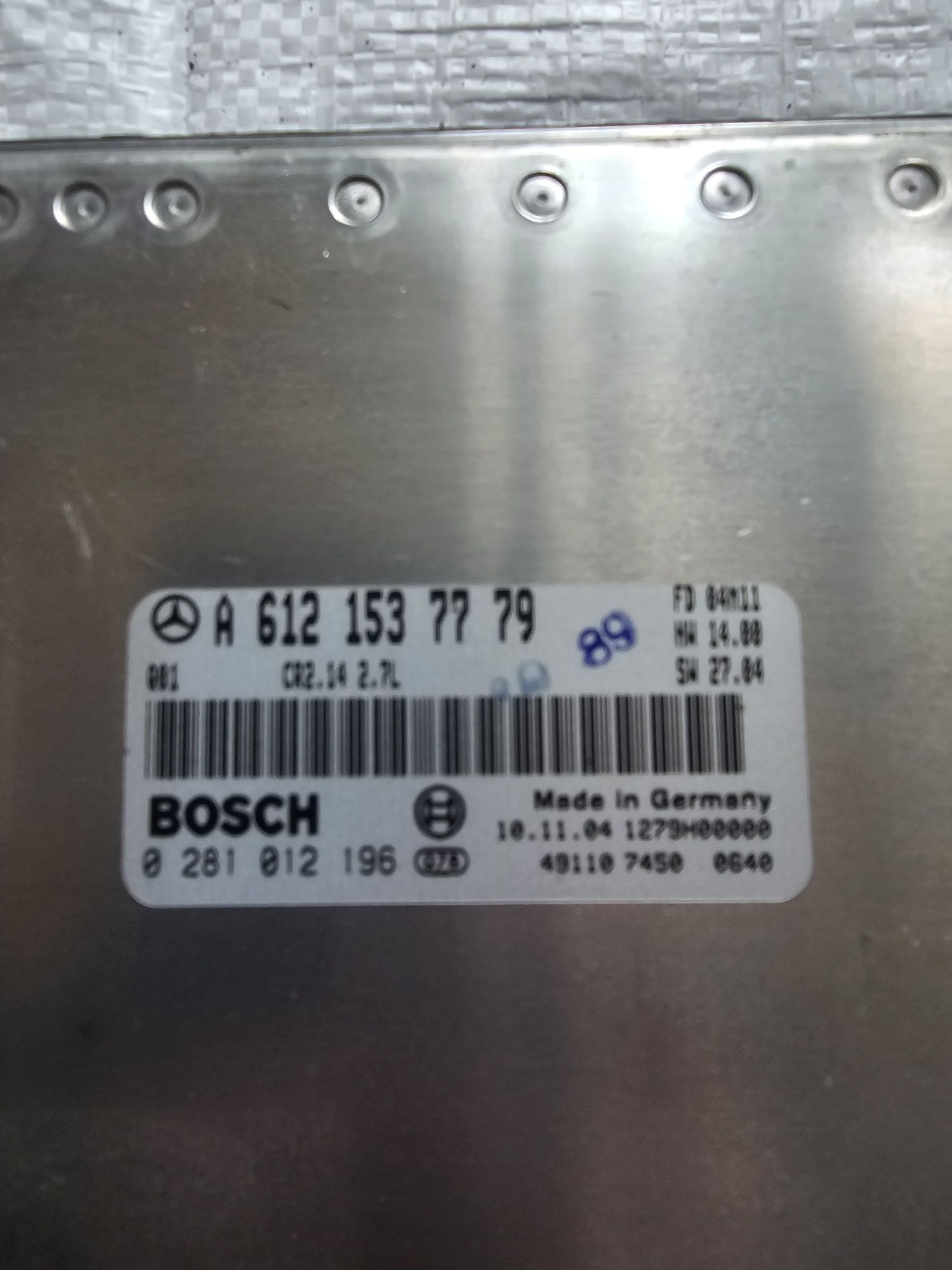 Calculator motor ecu Mercedes C-Class (2001-2007) [W203] 2.7 cdi a6121