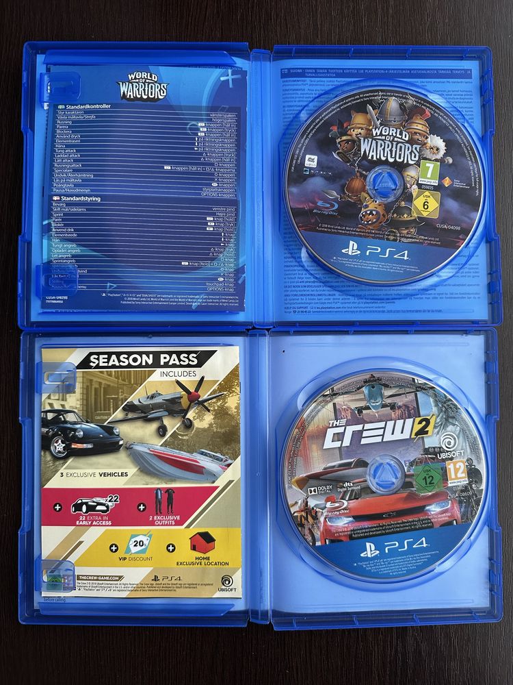 The Crew 2 & World of Warriors PS4 (PlayStation 4)