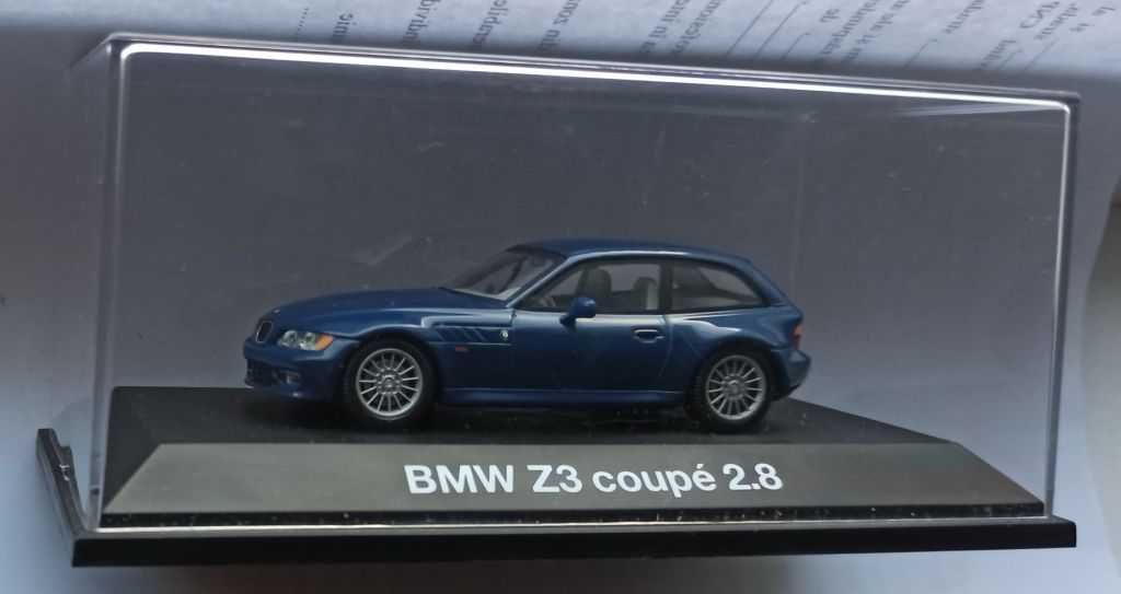 Macheta BMW Z3 Coupe 2.8 E36 1998 albastru - Schuco 1/43