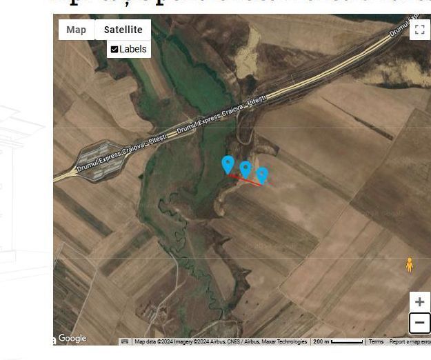 Teren intravilan arabil loc Barza,  Jud Olt