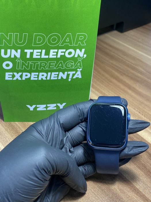 Apple Watch Seria 7 / 45 mm / GPS /Blue Aluminium/ Foarte bun