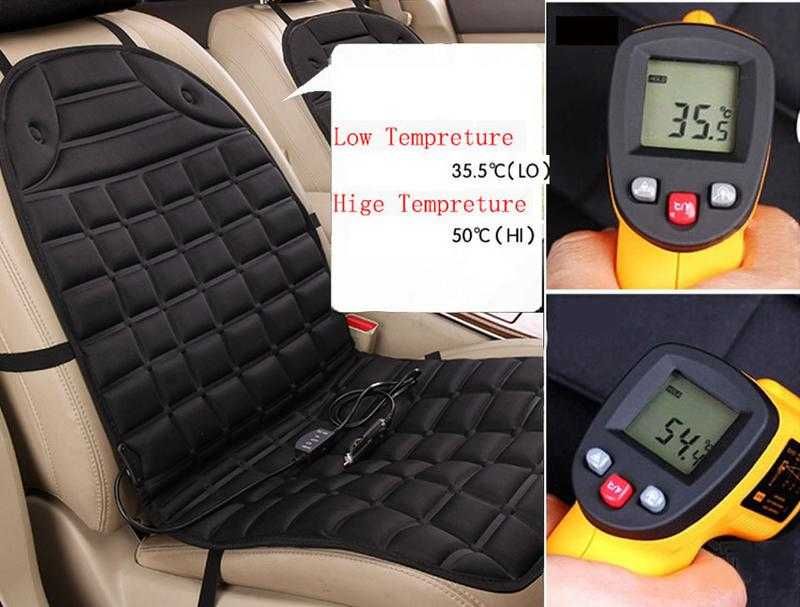 Накидка с подогревом для автомобилей. Качество отличное