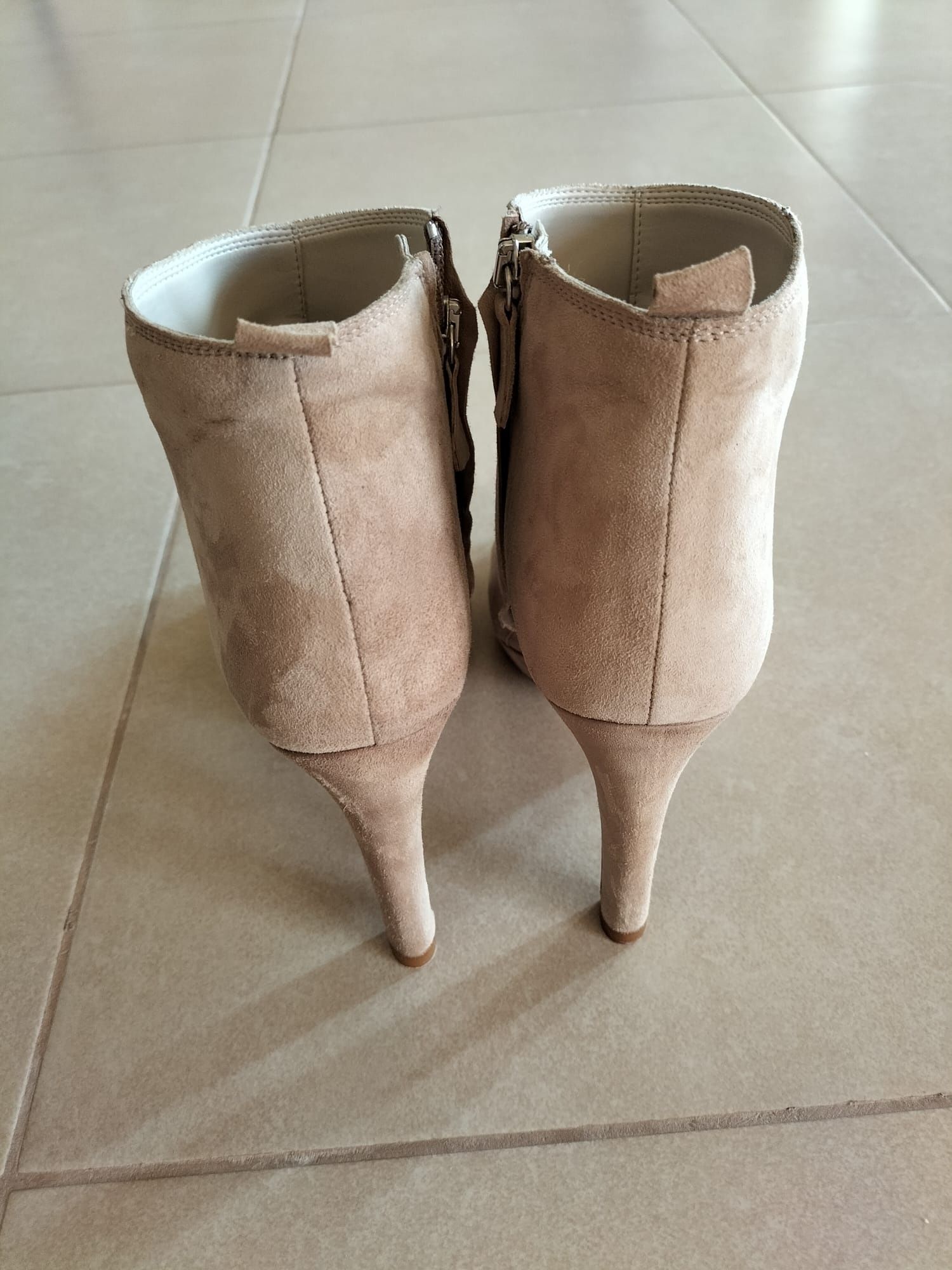 Botine dama Zara mărimea 40 piele întoarsă