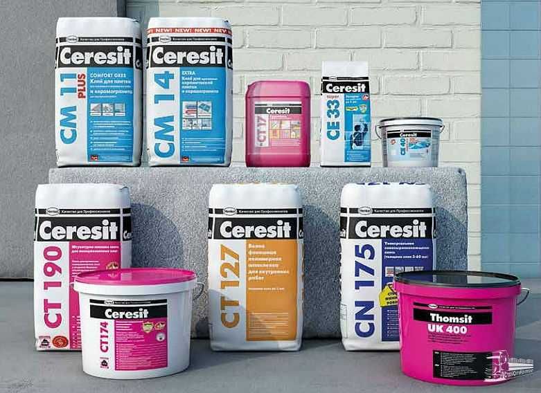 Сухие смеси CERESIT бесплатная доставка и бесплатный подъем на этажи