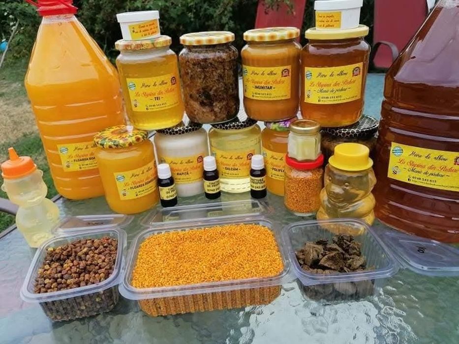 Miere de salcâm, mană, tei, polifloră, rapiță