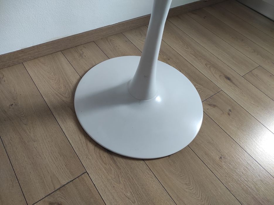 Masă rotunda bucatarie sufragerie Ø100 albă MDF