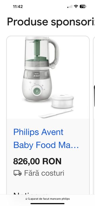 Philips Avent - oala de gatit cu aburi si blender 4 in 1