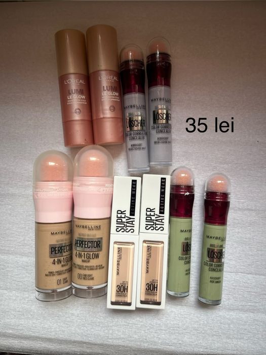 Fond de ten, pudra, consiler, Bb/cc