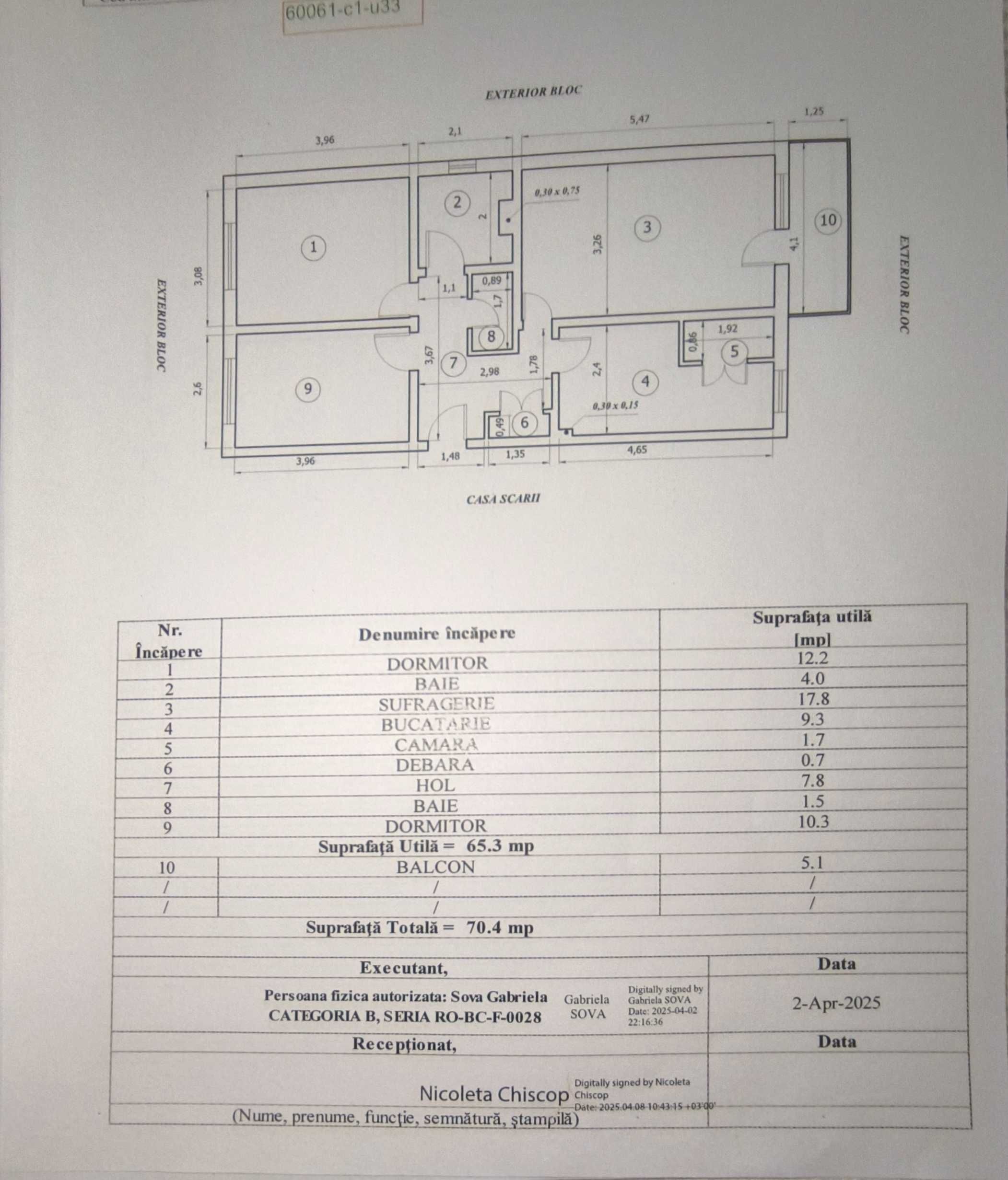 Apartament 3 camere Comănești