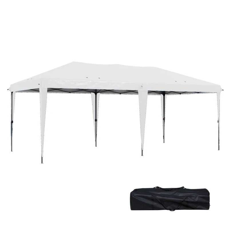 Сгъваема градинска шатра Outsunny, сгъваема, 5,9 м x 2,95 м x 2 м