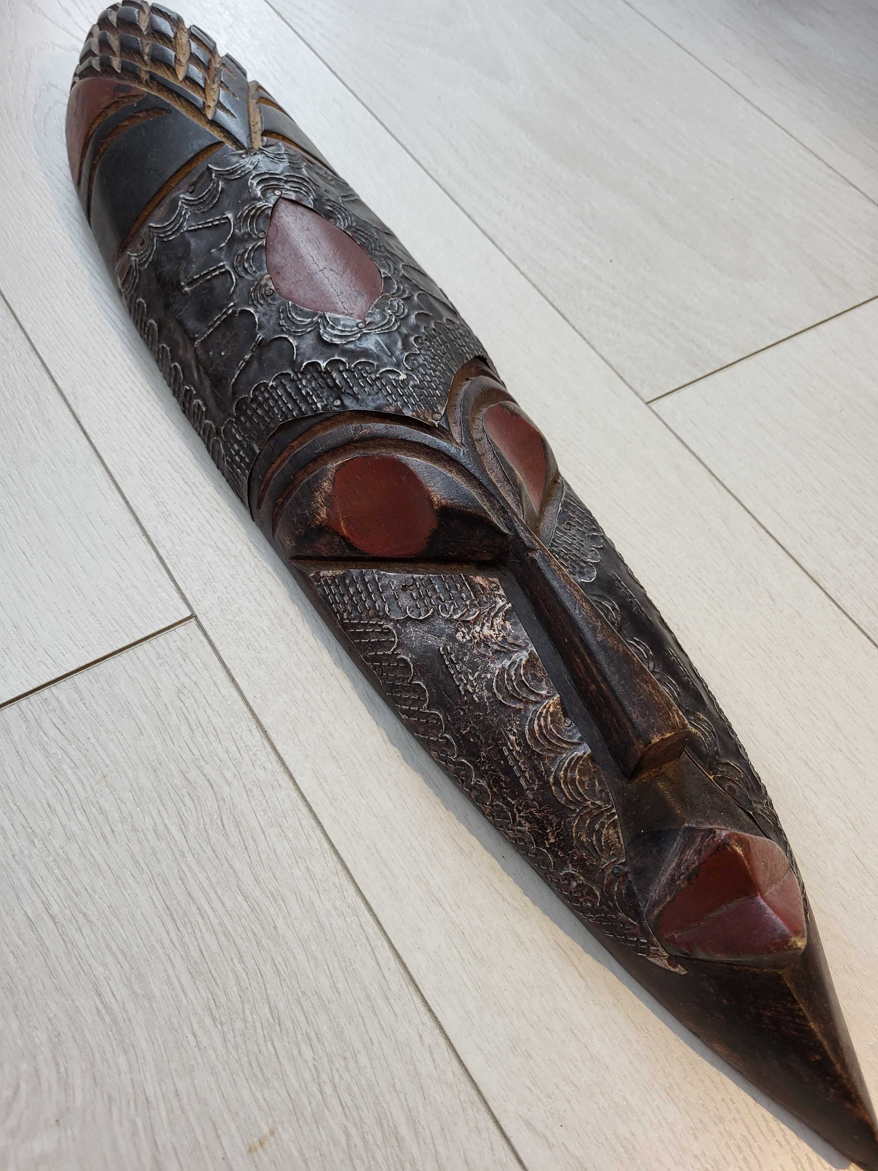 Set de 2 masti africane decorative, autentice si unicate