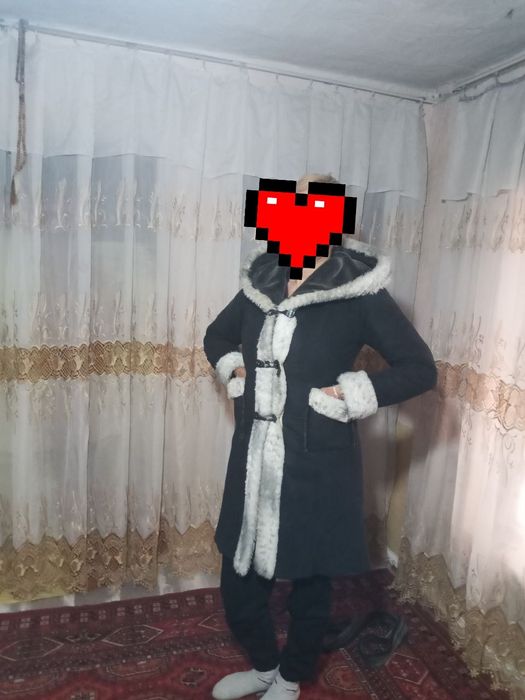 Пальто теплое зимнее