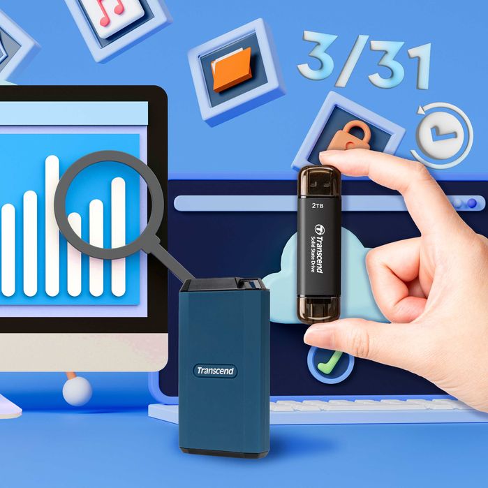 Внешний SSD накопитель Transcend, Portable SSD ESD410C