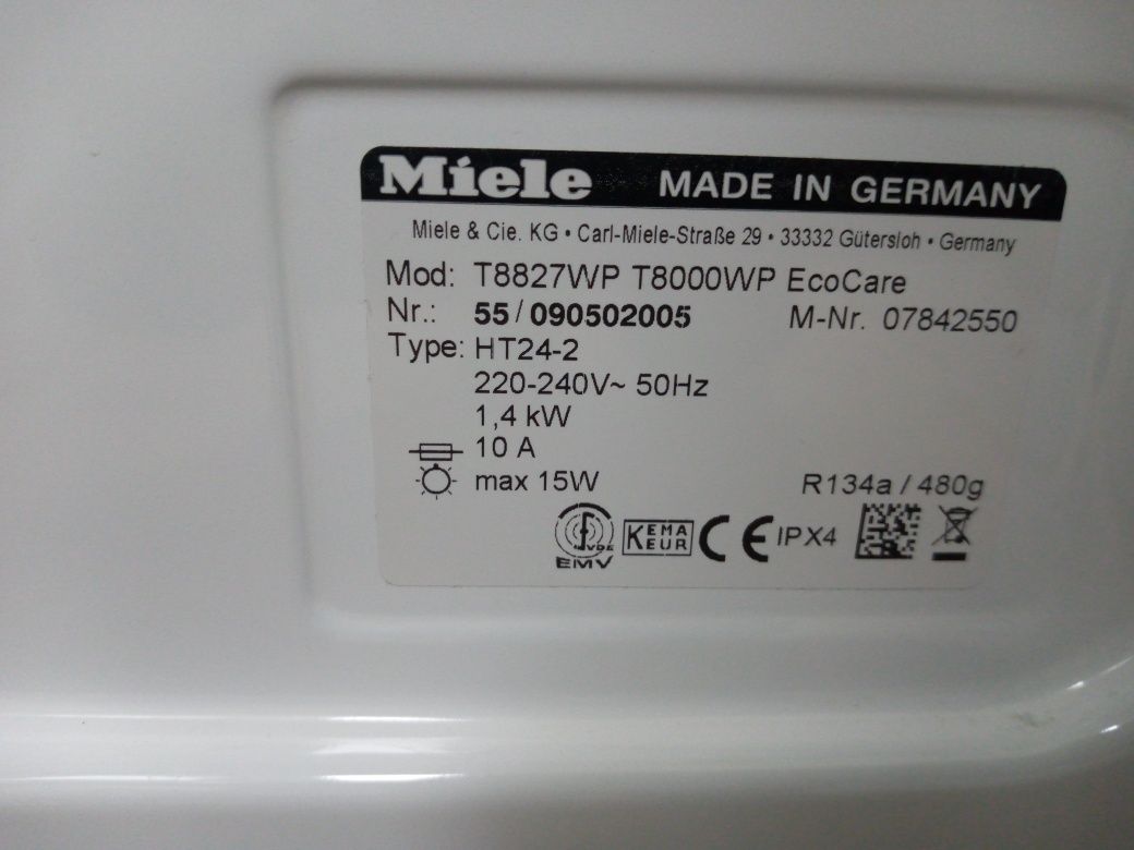 Сушилня с термопомпа Миеле Miele Eco Care T8000  24 месеца гаранция!