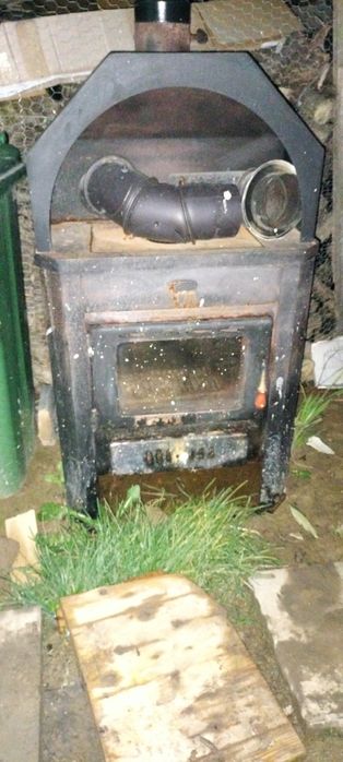 Termo șemineu folosit.