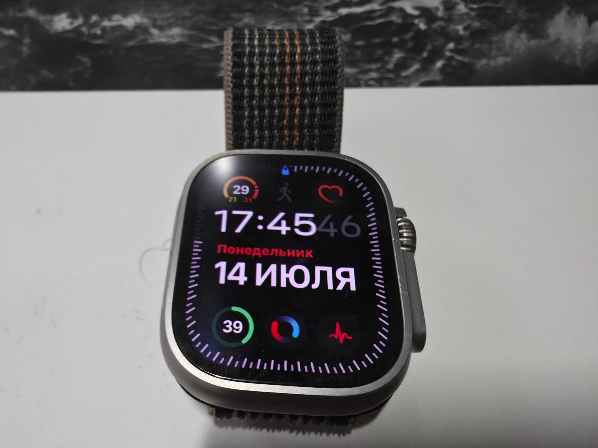 Смарт-часы Apple Watch Ultra 2 версии  Ocean серый-синий