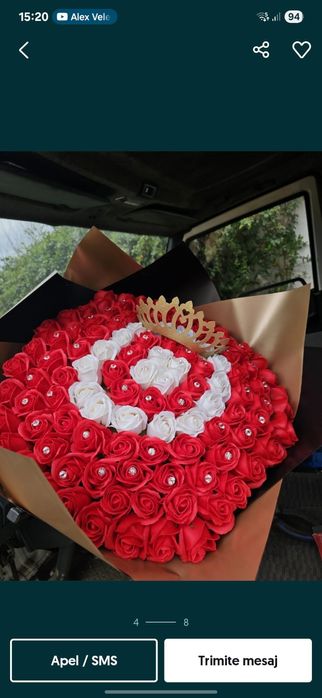 Buchete flori de sapun