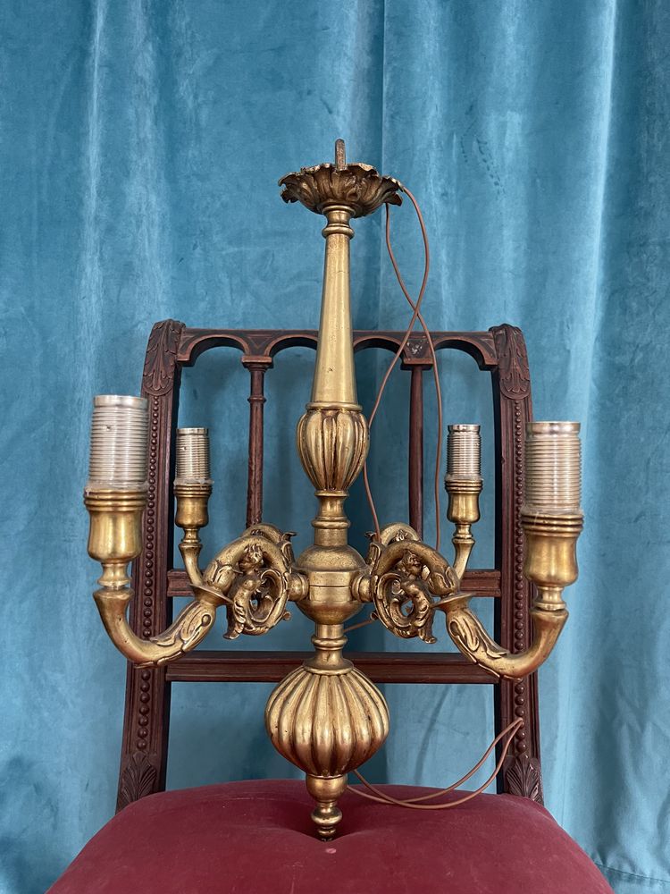 Candelabru lustra aplica de colectie din bronz masiv