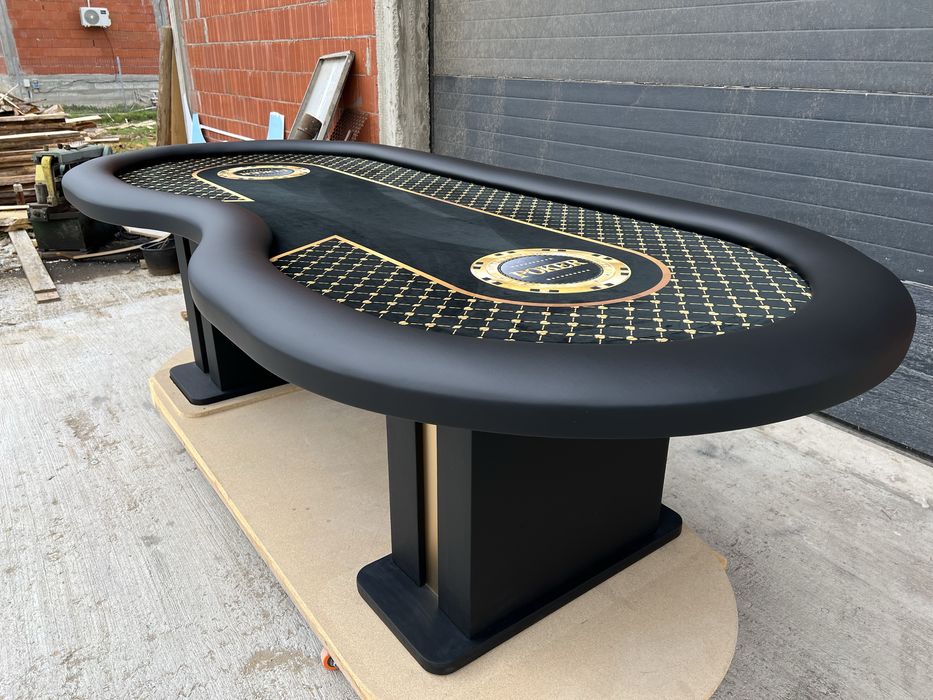 Masa Poker Mario Poker cu intrare dealer 10 persoane CustomTables.eu