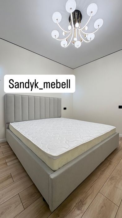 Кровать двухспальная 160/200 и 180/200 на заказ! Полный велюр!доставка