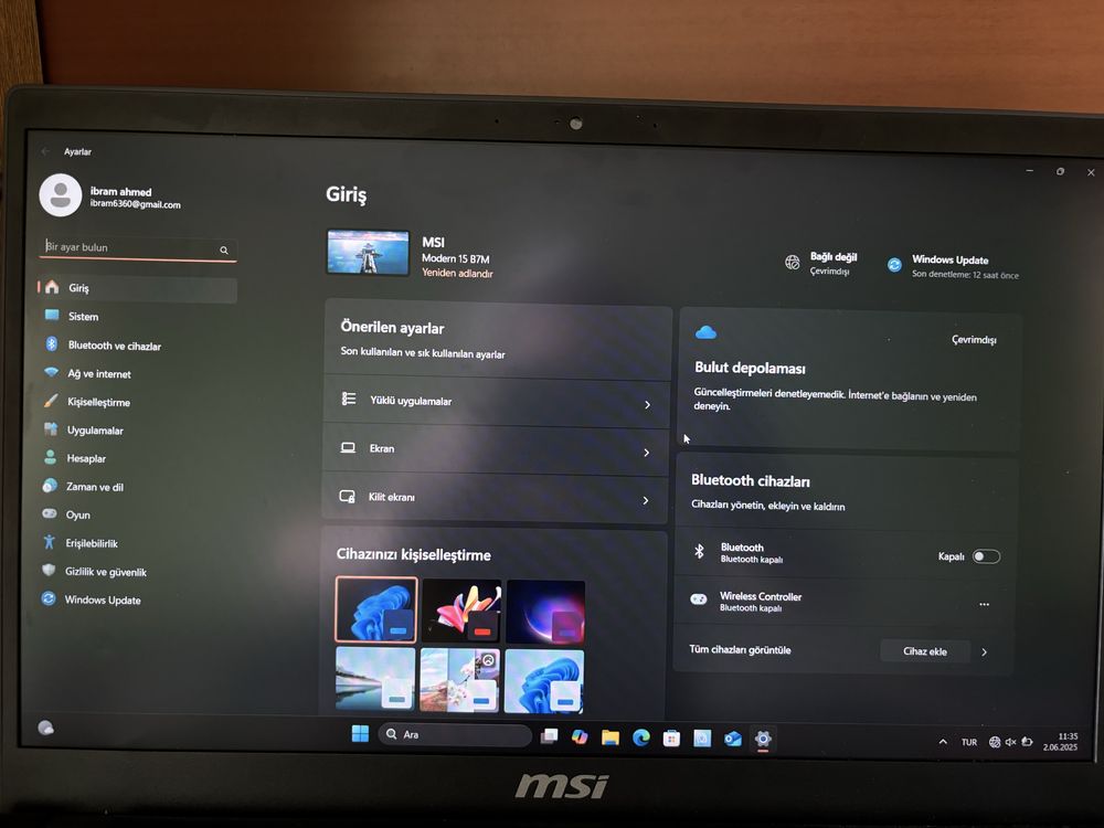 Продавам геймарски лаптоп MSİ