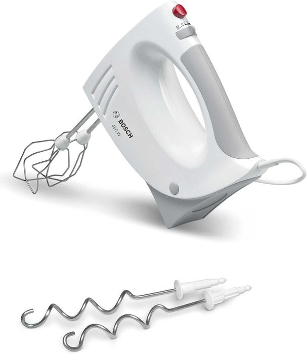 Ръчен миксер Bosch MFQ3530, 450 W, 5 Скорости бял/сив