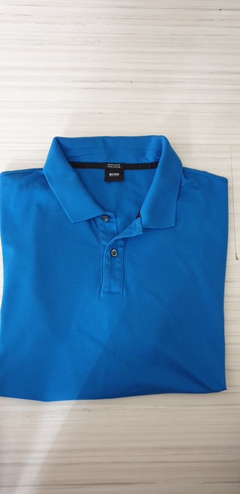 Hugo Boss Parlay Regular Fit Pima Pique Cotton Mens Size XL/2XL ОРИГИ