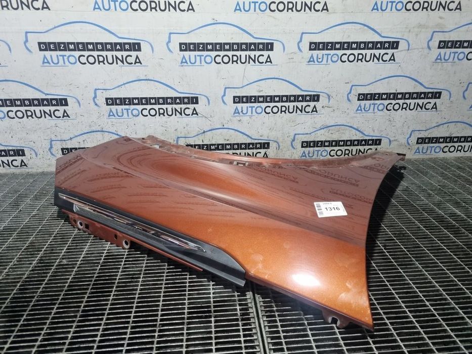 Aripa Dreapta Fata Peugeot 3008 II 2016 - 2020 4 Usi Copper Braun Perleffekt ELG (1316)