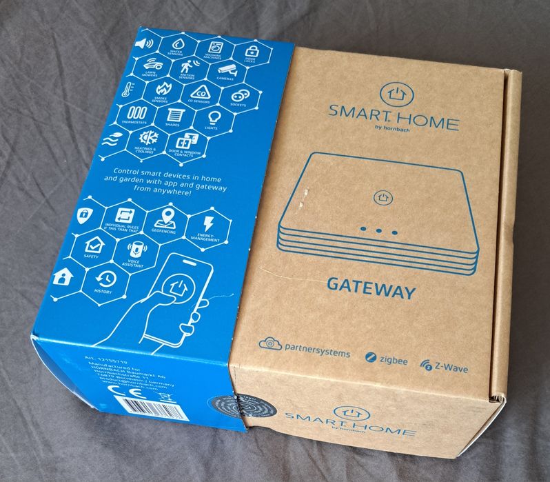 Smart Home Gateway by Hornbach + 2 becuri Smart RGBW