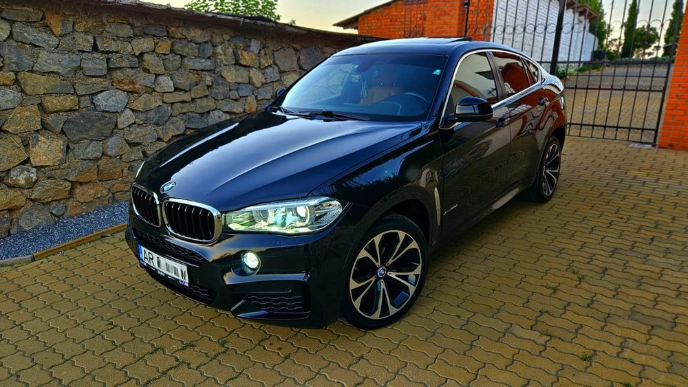 Bmw X6 F16 M Pachet 3.0 D 258 CP [Trapa , Piele ,Soft Close]