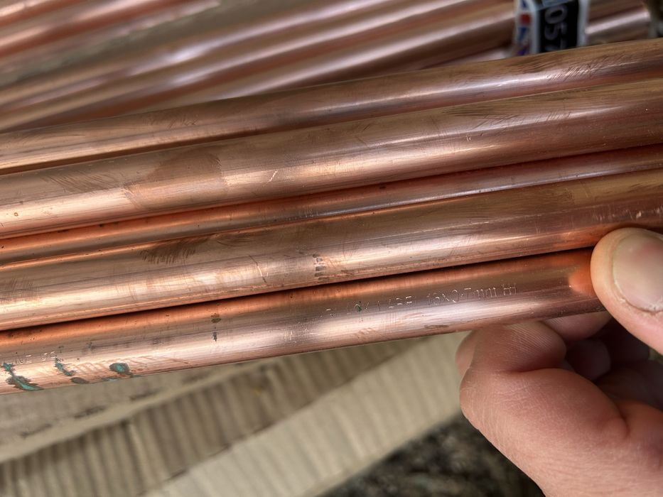 Медни траби за парно 2 и 3 метра